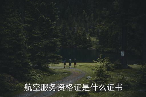  航空服務(wù)資格證是什么證書
