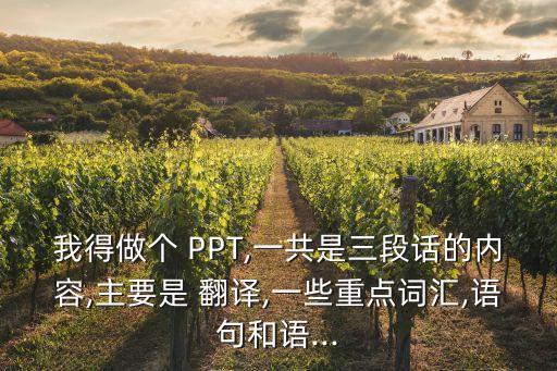 有關(guān)翻譯方面的PPT