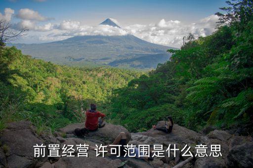 前置許可