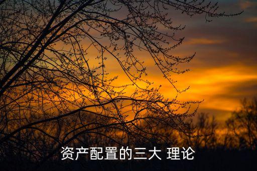 現(xiàn)代投資組合理論,全球資產(chǎn)配置模型以現(xiàn)代投資組合理論