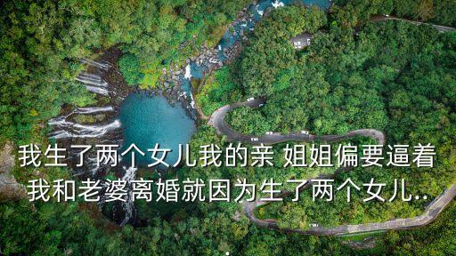 我生了兩個女兒我的親 姐姐偏要逼著我和老婆離婚就因為生了兩個女兒...