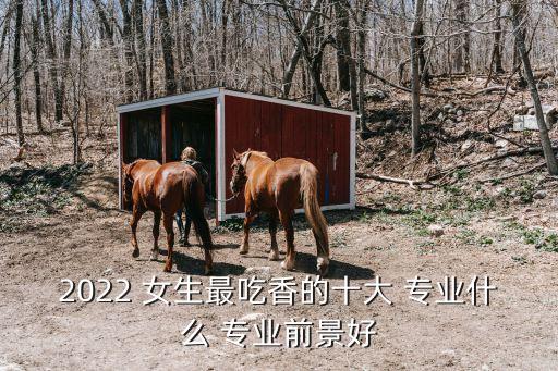 2022 女生最吃香的十大 專業(yè)什么 專業(yè)前景好