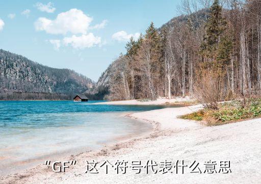 gf是什么意思,字母圈gf是什么意思