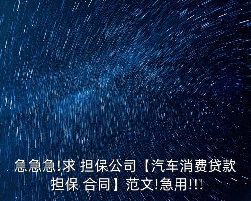 車貸擔(dān)保合同范本,工商銀行車貸合同范本