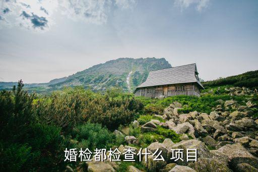 婚檢項目,婦幼保健院婚檢項目
