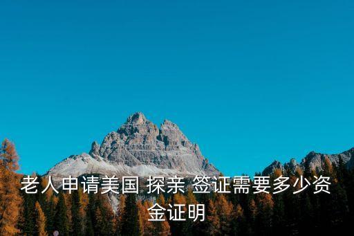 美國探親簽證