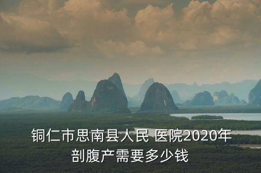  銅仁市思南縣人民 醫(yī)院2020年剖腹產(chǎn)需要多少錢