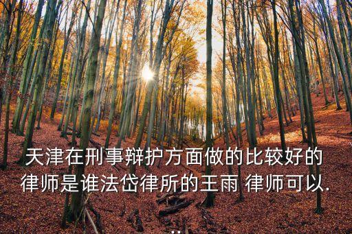 天津合同法律師哪個好