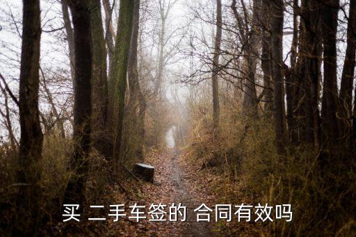 二手車合同怎么有法律效應(yīng)
