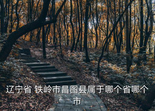 遼寧省 鐵嶺市昌圖縣屬于哪個省哪個市