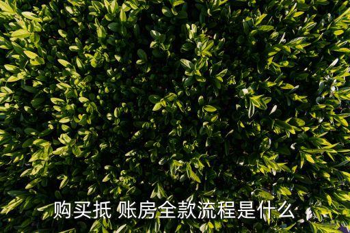 購買抵 賬房全款流程是什么