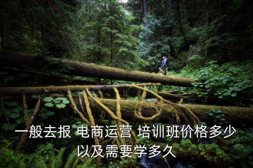 一般去報 電商運營 培訓班價格多少以及需要學多久