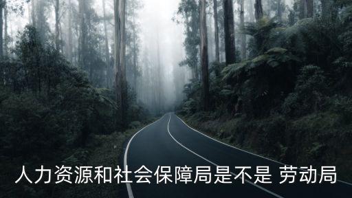 人力資源和社會(huì)保障局是不是 勞動(dòng)局