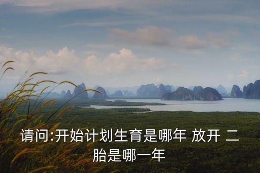 全面放開二胎,計劃生育什么時候全面放開二胎