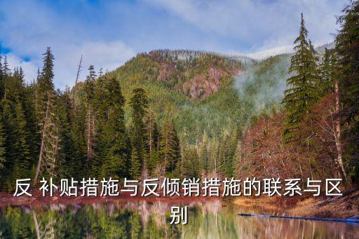 反補(bǔ)貼