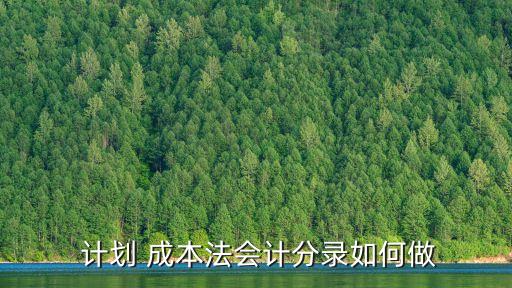  計(jì)劃 成本法會(huì)計(jì)分錄如何做