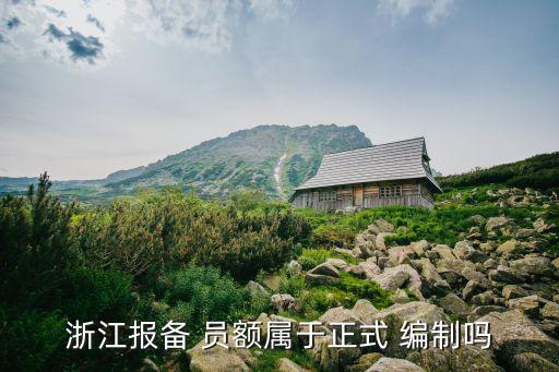 員額編制