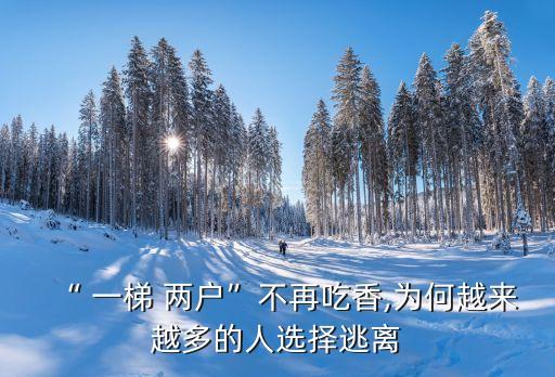一梯兩戶的優(yōu)缺點,一梯一戶和一梯兩戶的優(yōu)缺點