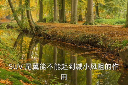 汽車尾翼的作用