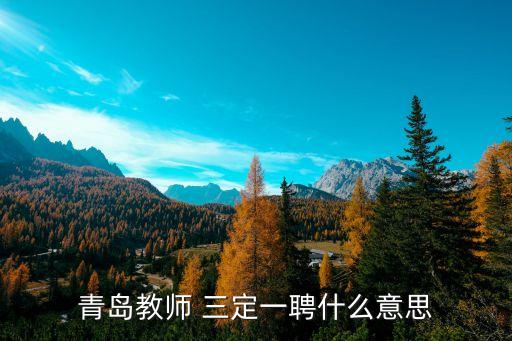 一編三定