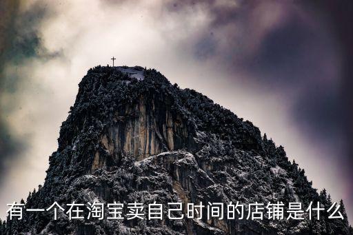 有一個(gè)在淘寶賣自己時(shí)間的店鋪是什么
