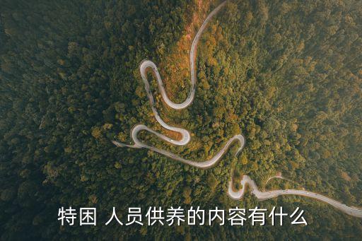 特困人員