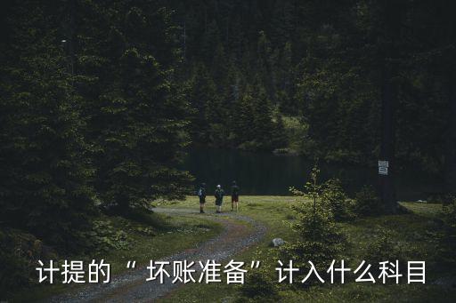 計提壞賬準備