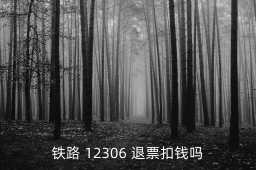 12306退票手續(xù)費(fèi)