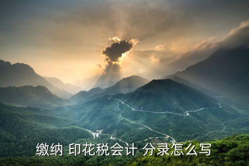 印花稅分錄,2023年印花稅分錄