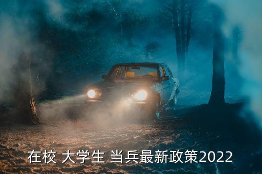 大學(xué)生當(dāng)兵
