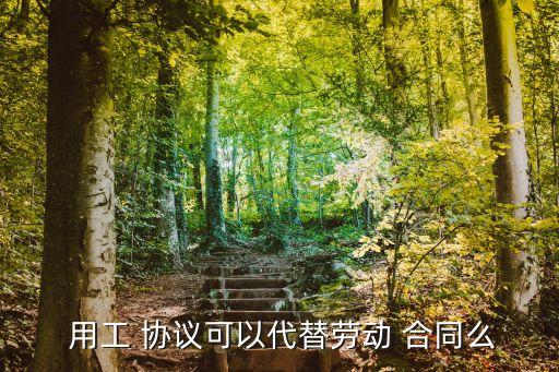 用工協(xié)議和合同一樣嗎