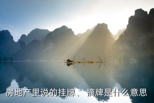 土地摘牌