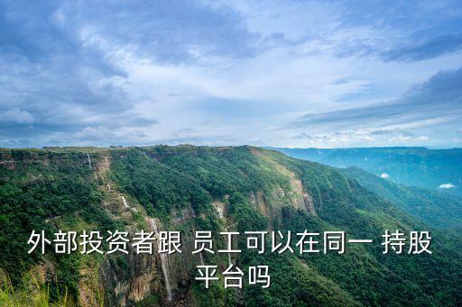 外部投資者跟 員工可以在同一 持股 平臺(tái)嗎