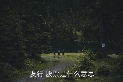 股票發(fā)行