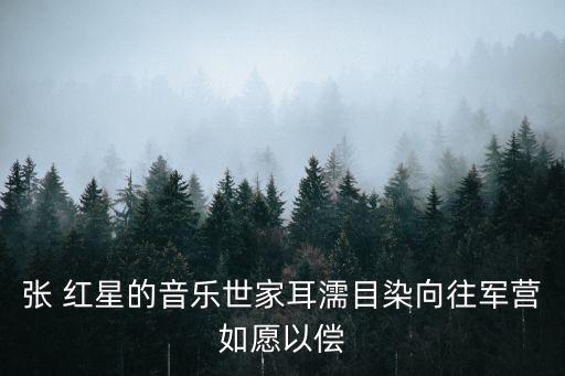 張 紅星的音樂(lè)世家耳濡目染向往軍營(yíng)如愿以償