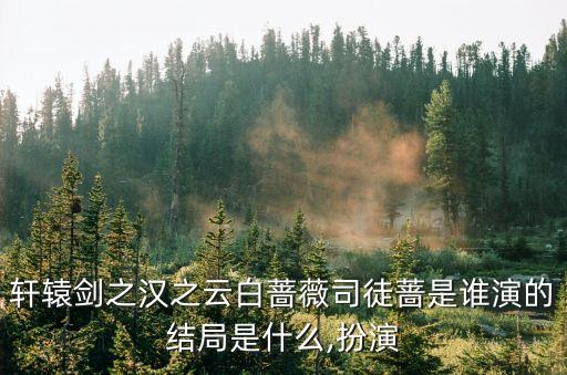軒轅劍之漢之云白薔薇司徒薔是誰演的結局是什么,扮演