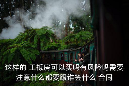 這樣的 工抵房可以買嗎有風險嗎需要注意什么都要跟誰簽什么 合同