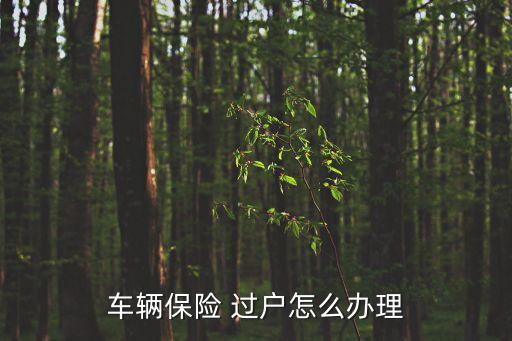 車險過戶
