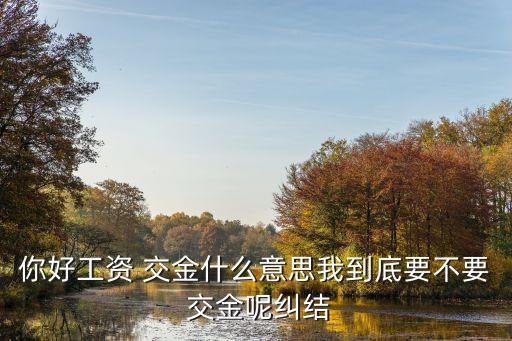 交金是什么意思,醫(yī)院住院預(yù)交金是什么意思