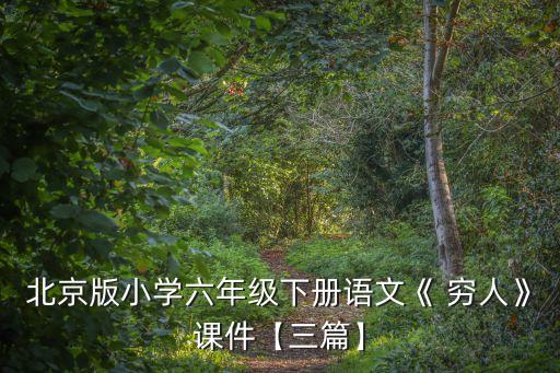 窮人教學(xué)設(shè)計,六年級窮人教學(xué)設(shè)計