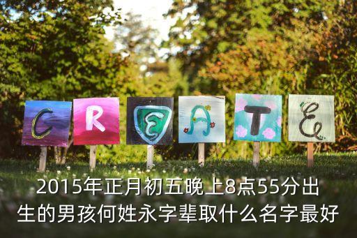 2015年正月初五晚上8點(diǎn)55分出生的男孩何姓永字輩取什么名字最好