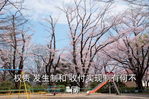  權(quán)責(zé) 發(fā)生制和 收付實(shí)現(xiàn)制有何不同