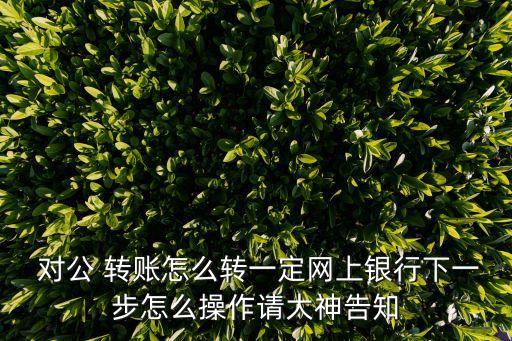 對(duì)公轉(zhuǎn)賬怎么轉(zhuǎn),個(gè)人銀行卡對(duì)公轉(zhuǎn)賬怎么轉(zhuǎn)