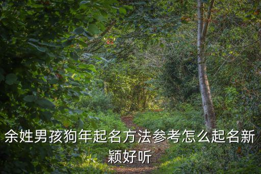 余姓男孩狗年起名方法參考怎么起名新穎好聽