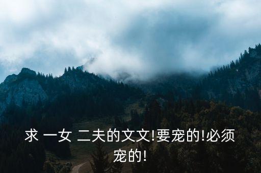 一女二夫