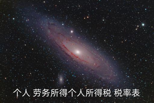 勞務(wù)報(bào)酬稅率表,2022年一般勞務(wù)報(bào)酬稅率表