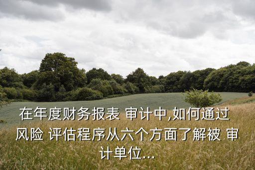 在年度財務報表 審計中,如何通過 風險 評估程序從六個方面了解被 審計單位...