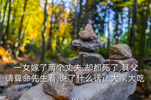 一女嫁二夫