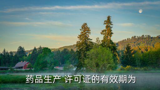藥品生產(chǎn)許可證