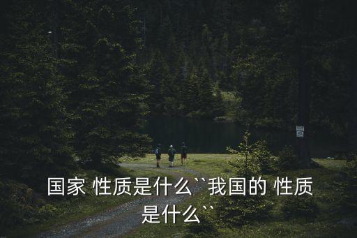 中國(guó)國(guó)家性質(zhì)